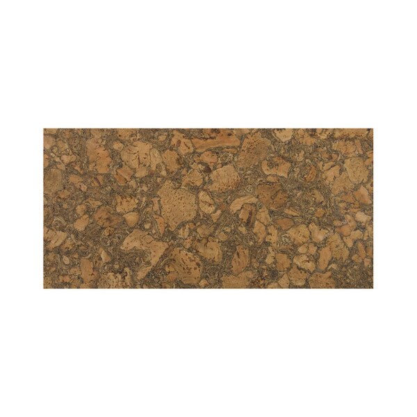 Showing thicknesses of cork walls